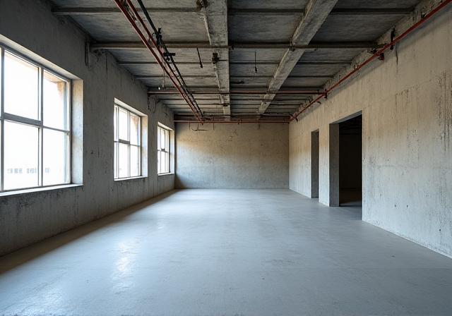 Empty shell of an office space in North Sydney